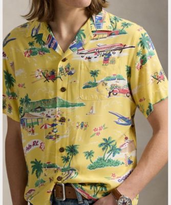クラシック　フィット　Ｐｏｌｏ　ベア　キャンプ　シャツ　ＭＮＰＯＷＯＶ１Ｎ８２０８９３