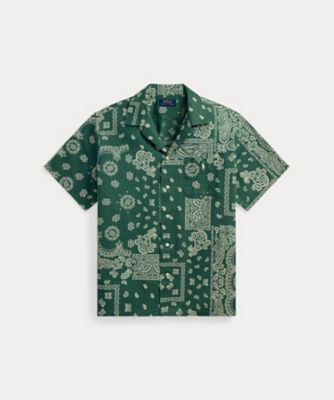 クラシック　フィット　バンダナプリント　キャンプ　シャツ　ＭＮＰＯＷＯＶ１Ｎ８２０９６１