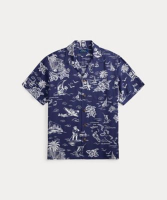 クラシック フィット Polo ベア キャンプ シャツ