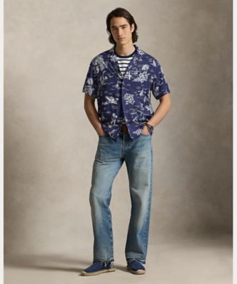 クラシック フィット Polo ベア キャンプ シャツ