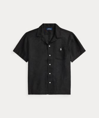 ＜POLO RALPH LAUREN (Men)＞クラシック　フィット　リネン　キャンプ　シャツ　ＭＮＰＯＷＯＶ１Ｎ８２１００９