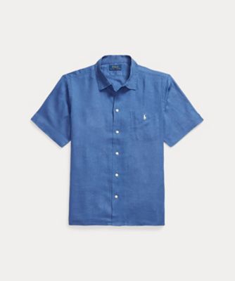 ＜POLO RALPH LAUREN (Men)＞クラシック　フィット　リネン　キャンプ　シャツ　ＭＮＰＯＷＯＶ１Ｎ８２１０２４