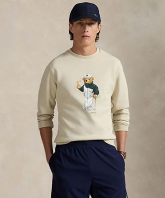 大人の魅力★【RLX】ポロベア ダブルニット シャツ クルーネック クラシック Polo ベア ダブルニット スウェットシャツ | ラルフ