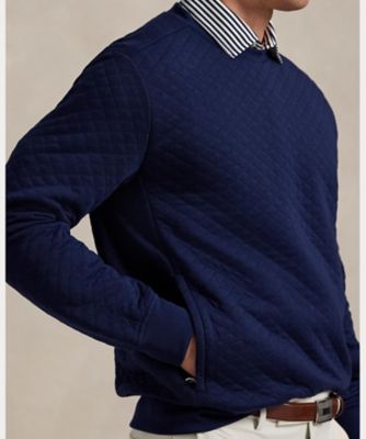 RLX）キルテッド ダブルニット クルーネック スウェットシャツ