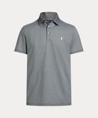 ＜三越伊勢丹/公式＞ POLO GOLF｜RLX/ポロ ゴルフ｜アールエルエックス POLO GOLF テーラード フィット パフォーマンス メッシュ ポロシャツ MNXGKNI1N820484 001ブラック スポーツウェア【三越伊勢丹/公式】