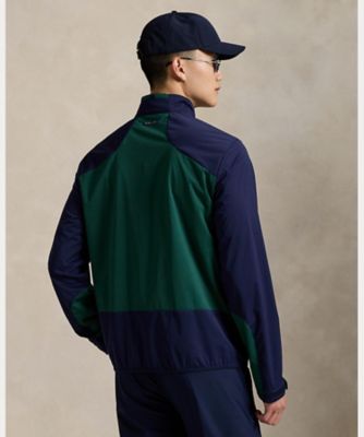 【新品タグ付】RLX レディース ジャケット グリーン/パープル/ブルー RLX）カラーブロック パッカブル ジャケット | POLO GOLF