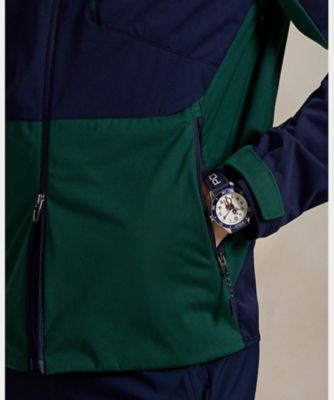 【新品タグ付】RLX レディース ジャケット グリーン/パープル/ブルー RLX）カラーブロック パッカブル ジャケット | POLO GOLF