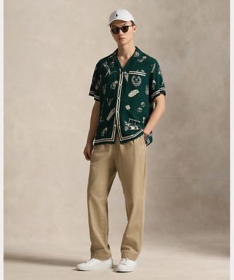 クラシック フィット ゴルフプリント キャンプ シャツ | POLO GOLF