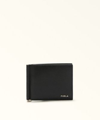 ＜FURLA (Men)＞ＭＡＮ　ＰＲＯＪＥＣＴ　ＢＩーＦＯＬＤ　６　ＣＣ　ＣＬＩＰ　ＮＥＲＯ