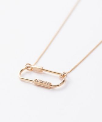 Gossamer ロングバー ダイヤモンド ピアス ※シングル