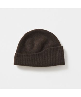 ANGLED EDGE KNIT CAP ― YAK MRW―YK06