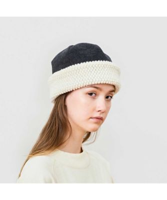 reversible beanie － popcorn MAW25