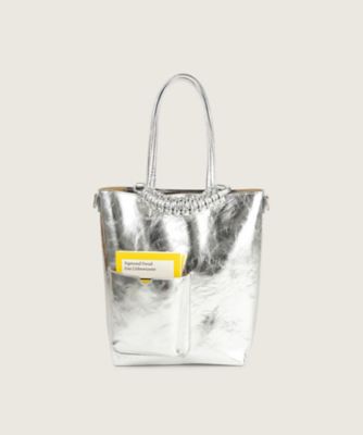 0583ANTEPRIMA トートバッグ バッグインバッグ付き 保存袋 シルバー PAZAR BOOK TOTE NANO SILVER