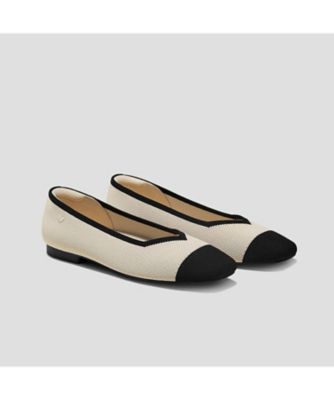 VIVAIA (Women)/ビバイア フラットシューズ Margot 2.0 アイボリー・ブラック 靴【三越伊勢丹/公式】