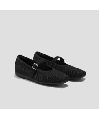 VIVAIA (Women)/ビバイア フラットシューズ MargotWalker MaryーJane ブラック・ラメ 靴【三越伊勢丹/公式】