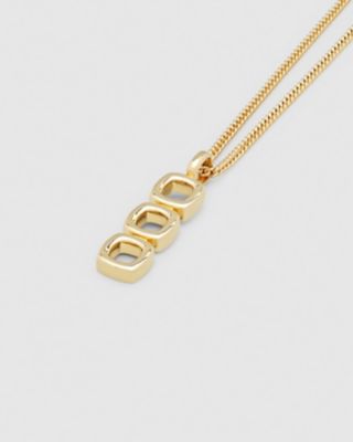 ネックレス　Ｍｉｎｉ　Ｃｕｓｈｉｏｎ　Ｐｅｎｄａｎｔ　Ｏｐｅｎ　Ｇｏｌｄ