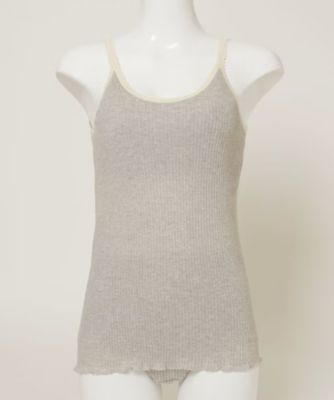 ＜nanadecor (Women)＞ナナリブカップ付キャミソールＧＲ　Ｎ２２ー０４Ｔ３０２ＧＲ