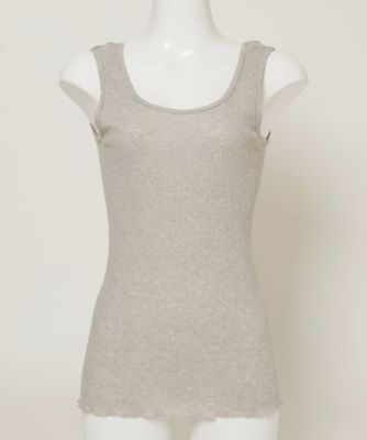 ＜nanadecor (Women)＞ナナリブタンクトップＧＲ　Ｎ２３ー０４Ｔ０７８ＧＲ