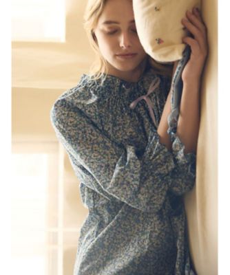 ＜nanadecor (Women)＞リバティポッピングフラワーチェリーブロッサムドレス　Ｎ２５ー０２３４９ＬＢＬ
