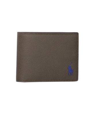 POLO RALPH LAUREN (Men)/ポロ ラルフ ローレン ポロラルフローレン ニューコントラストポニーシリーズ 小銭入れ付き札入れ PーNCP211 D.Brown/K.Blue 財布・マネークリップ【三越伊勢丹/公式】