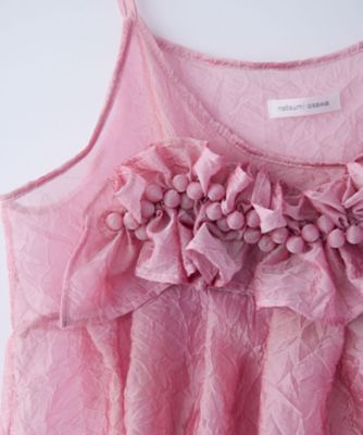 natsumi osawa トップス 予約販売】12月中旬以降お届け shibori frill