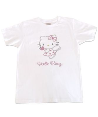 ＜NAGISA PARIS＞エンジェルキティ　ラインストーンＴシャツ