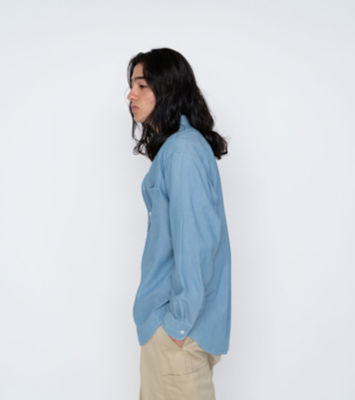 シャツ Ｒｅｇｕｌａｒ Ｃｏｌｌａｒ Ｃｈａｍｂｒａｙ Ｆｉｅｌｄ