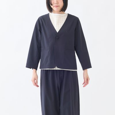 ＜GRANDMA MAMA DAUGHTER (Women)＞ノーカラーサマージャケット