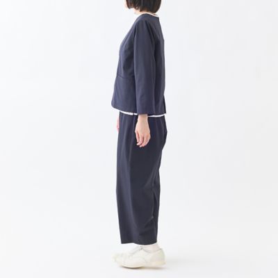 ノーカラーサマージャケット