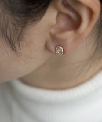 ナゲット　ダイヤモンドピアス　※シングル
