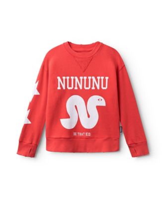 nununu (Baby & Kids)/ヌヌヌ スウェットシャツ LUCKY SNAKE SWEATSHIRT NU4550 WASHED RED トップス【三越伊勢丹/公式】