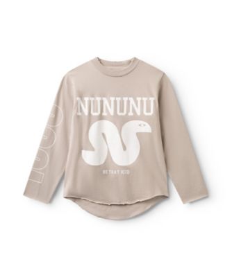 nununu (Baby & Kids)/ヌヌヌ 長袖Tシャツ LUCKY SNAKE SHIRT NU4551 SMOKEY GREY トップス【三越伊勢丹/公式】