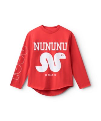 nununu (Baby & Kids)/ヌヌヌ 長袖Tシャツ LUCKY SNAKE SHIRT NU4551 WASHED RED トップス【三越伊勢丹/公式】