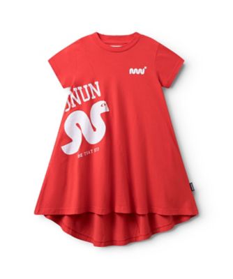 nununu (Baby & Kids)/ヌヌヌ 半袖ワンピース LUCKY SNAKE 360 DRESS NU4557 WASHED RED ワンピース・ドレス【三越伊勢丹/公式】