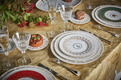 ノエル デザートプレート 21cm 4枚セット | BERNARDAUD