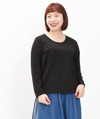 ＜AS KNOW AS olaca (Women/大きいサイズ)＞シンプリーロンＴ
