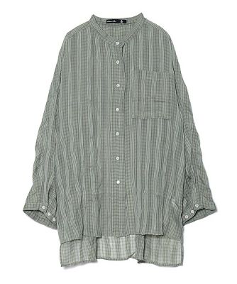 【SALE】【送料無料】AS KNOW AS olaca (Women/大きいサイズ)/アズ ノゥ アズ オオラカ シアシュワフワシャツ グリーン トップス【三越伊勢丹/公式】