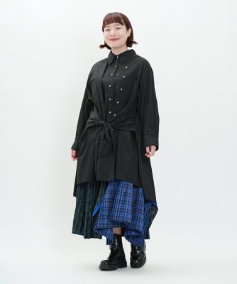 as know as olaca ピロピロモチーブラウス　黒 アズ ノゥ アズ オオラカ(AS KNOW AS olaca) レディース
