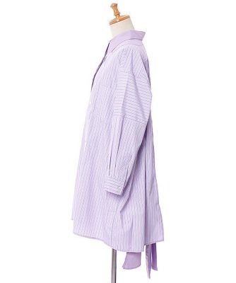 アズノウアズオオラカ　新品未着用　さざなみ段ギャザ前後OP サイズ　ネイビー OG3242_gren_1