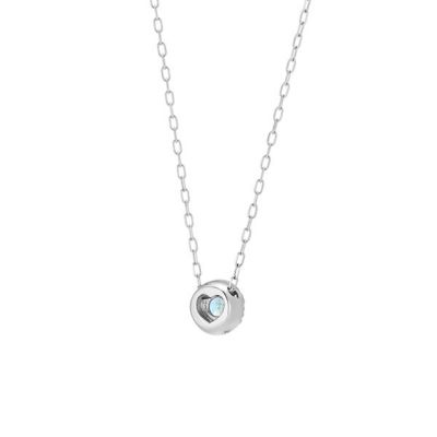 Ｐｔ９５０ブルーダイヤモンド／ダイヤモンドネックレス　ＯＢ２４０５Ｎ００２ＬＢＭ５