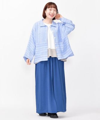 ＜AS KNOW AS olaca (Women/大きいサイズ)＞さざなみ３ｗａｙＰＴ