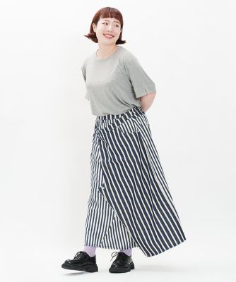 ＜AS KNOW AS olaca (Women/大きいサイズ)＞表裏一体デニＳＫ
