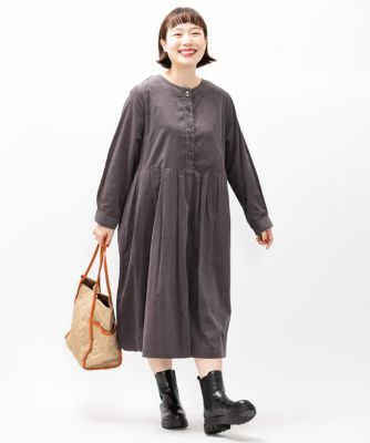 ＜AS KNOW AS olaca (Women/大きいサイズ)＞コーデュロイタックＯＰ