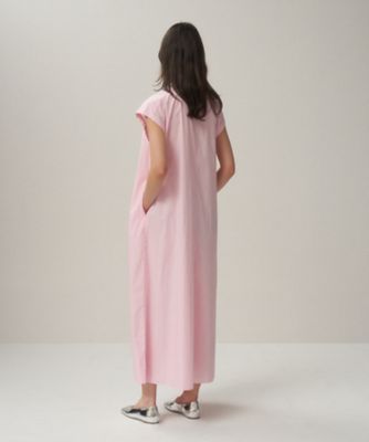 伊勢丹新宿店別注カラー　ＮＡＴＵＲＡＬ　ＤＹＥＤ　ＣＯＴＴＯＮ　ＬＡＷＮ　ＴＵＣＫＥＤ　ＤＲＥＳＳ　ＯＰＡＧＧＭ６４０２
