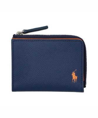 ＜三越伊勢丹/公式＞ POLO RALPH LAUREN (Men)/ポロ ラルフ ローレン IDカード・小銭入れ コントラストシリーズ P-CP624 NV/ORE 財布・マネークリップ【三越伊勢丹/公式】