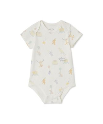 gelato pique (Baby & Kids)/ジェラート ピケ BABY半袖ボディスーツ PBCO259084 OWHT ベビー用ロンパース・カバーオール【三越伊勢丹/公式】