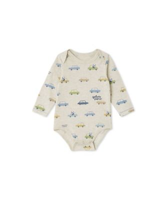 gelato pique (Baby & Kids)/ジェラート ピケ BABY長袖ボディスーツ PBCO259085 GRY ベビー用ロンパース・カバーオール【三越伊勢丹/公式】