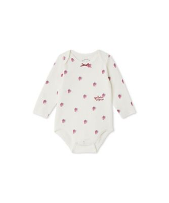 gelato pique (Baby & Kids)/ジェラート ピケ BABY長袖ボディスーツ PBCO259085 RED ベビー用ロンパース・カバーオール【三越伊勢丹/公式】