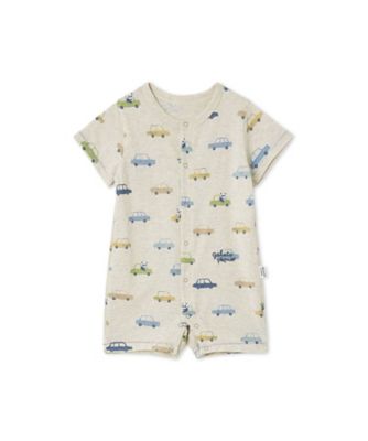 gelato pique (Baby & Kids)/ジェラート ピケ BABY半袖ロンパース PBCO259086 GRY ベビー用ロンパース・カバーオール【三越伊勢丹/公式】