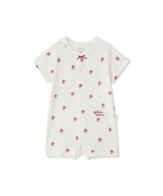 gelato pique (Baby & Kids)/ジェラート ピケ BABY半袖ロンパース PBCO259086 RED ベビー用ロンパース・カバーオール【三越伊勢丹/公式】